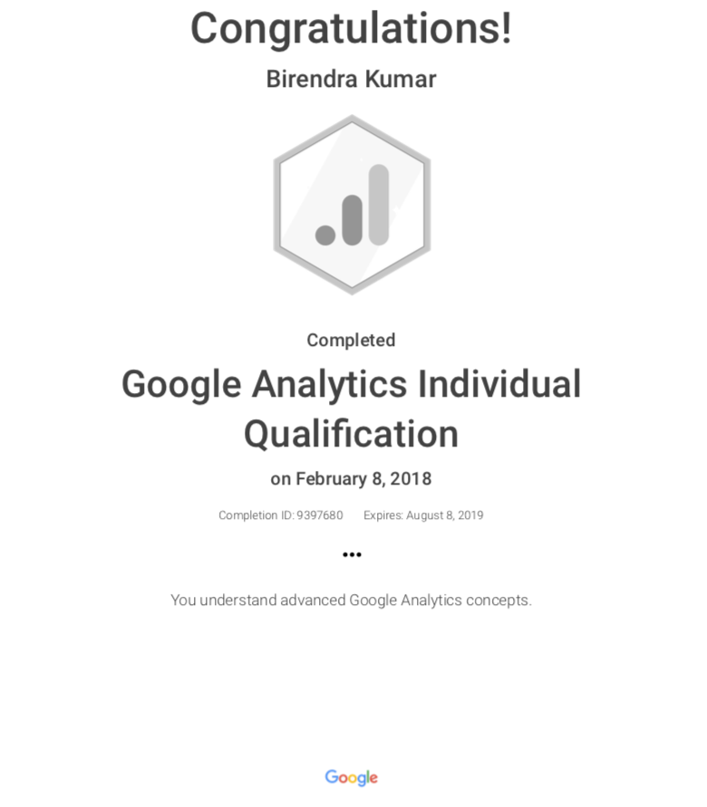 Google Analyitcs