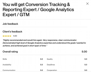 Google analytics expert services